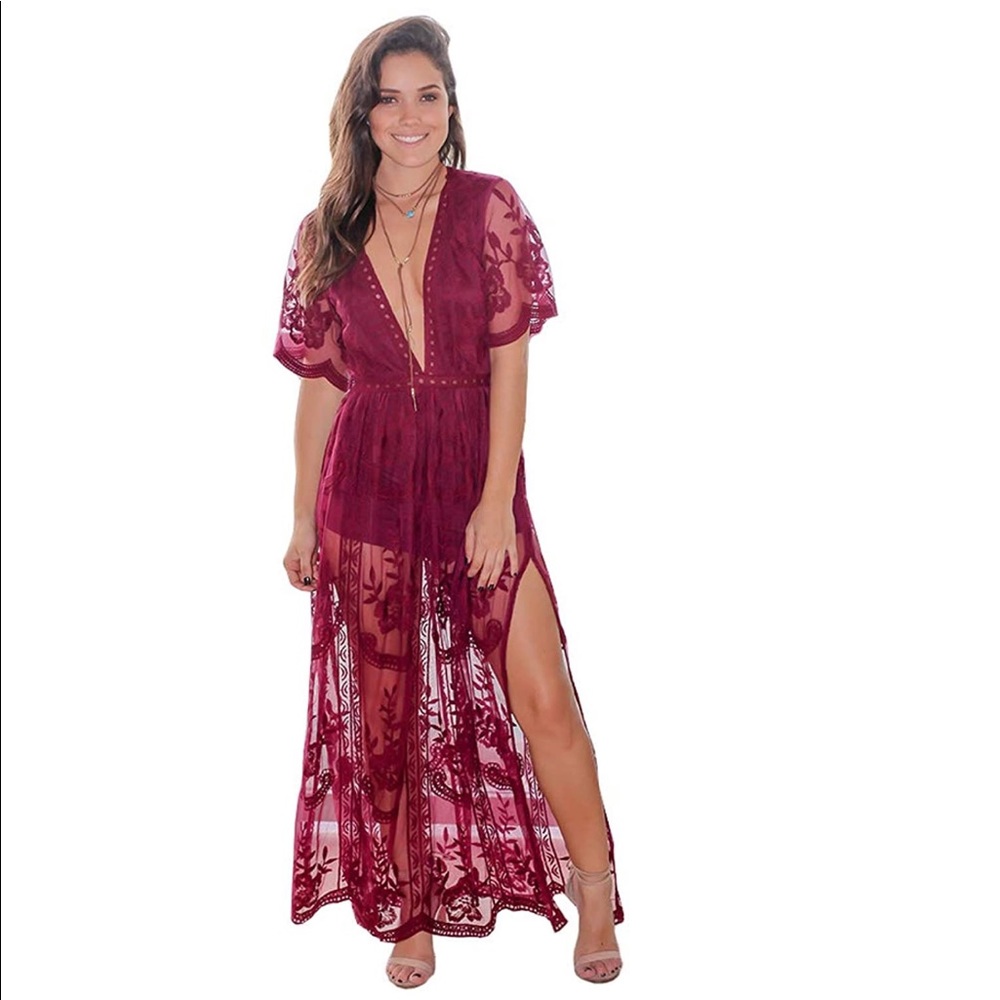 Red Lace Dress 🌹